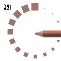 Карандаш для ГУБ “РЕСНИЧКА”, №321, розово-коричневый, светый, матовый